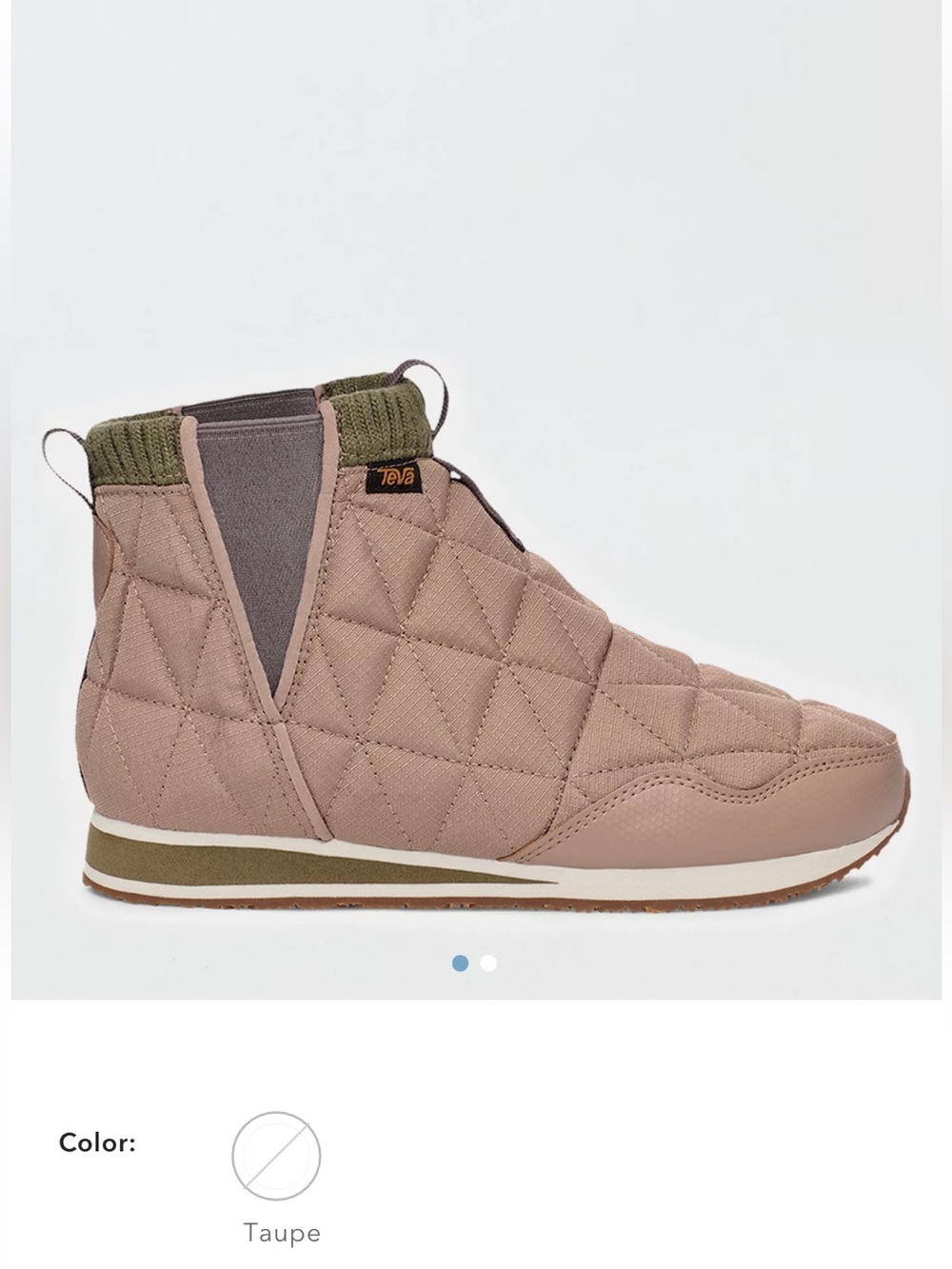 LIKE NEW Teva Women’s ReEmber Quilted Mid Ankle Boots - 7